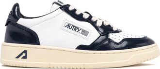 Autry Womens Bimaterial Leather and Patent Sneakers