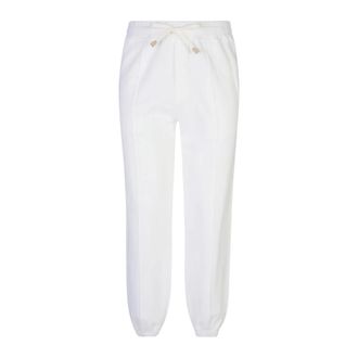 Eleventy Pantalone Tasche America Jogger - male - Eleventy - Sweatpants - White - 2XL - Trousers