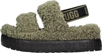 UGG Oh Fluffita Sandal - Dames - Sandalen - Groen - 37 EU - Schoenen