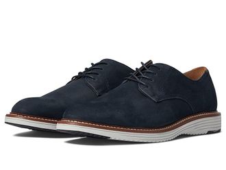 Johnston & Murphy Upton Plain Toe Mens Shoes Navy Tumbled Nubuck : 8.5 M (D), Suede/Leather