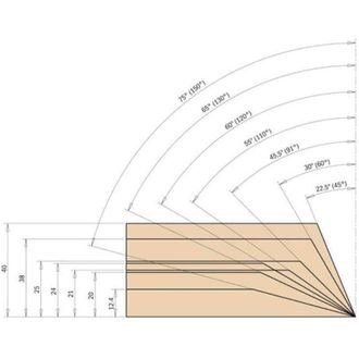 CMT 663.102.11 Fresa Cuch. Revers. En V S=20x50 D=42x35x115 Z1 Dx