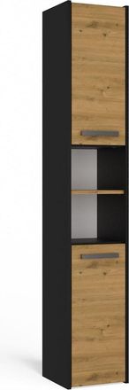 OEM Mueble De Ba&ntilde;o Moderno De 30 Cm, Roble Antracita, Dise&ntilde;o Artesanal, Estante De Ba&ntilde;o, Dise&ntilde;o Universal, Fabricaci&oacute;n Polaca