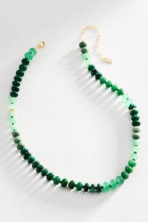 Anthropologie Rainbow Stone Necklace