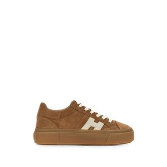 Hogan H705 Crosswind Sneakers - Dames - Sneakers - Beige - 37 1/2 EU - Leer - Schoenen