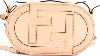 Fendi OLock Camera Bag Leather Mini crossbody bag - Beige