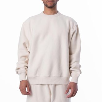 Burberry Oversized Crew Neck Cotton Sweatshirt, Size XX-Large