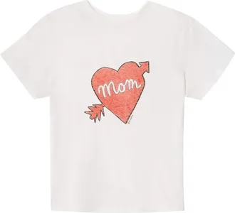 Re/Done Classic Tee Mom Heart-print T-shirt