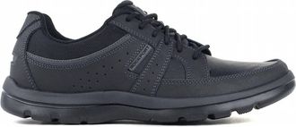 Rockport Mens Get Your Kicks Blucher Shoe In Black