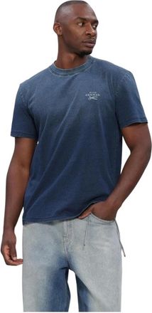 Denham Heren, Tops, Blauw, Maat: XL