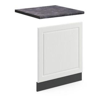 Vicco Panel frontal R-Line, Blanco casa de campo, 60 cm, et Antracita