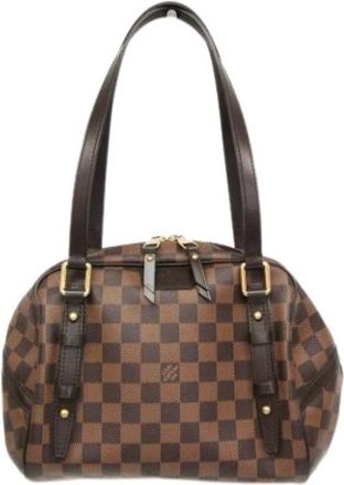 Louis Vuitton Pre-owned Handbags, female, Brown, Size: ONE SIZE Pre-owned Rivington PM Shoulder Bag