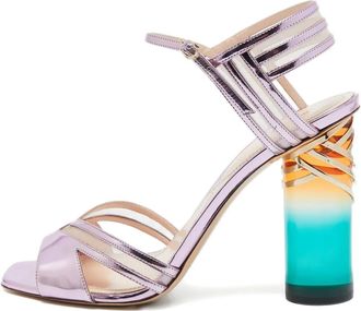 Nicholas Kirkwood Sandali con tacco largo - Viola