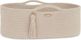 OEM Mois&eacute;s De Algod&oacute;n Boho Hecho A Mano Con Colch&oacute;n - Crema