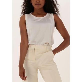 Simple Dames, Blouses & Shirts, Beige, Maat: XS Denim