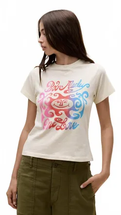 Daydreamer Bob Marley One Love Gradient Vintage Tee In White
