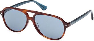 Web Eyewear Web WE0368 56V Mens Sunglasses Tortoiseshell Size 59