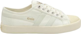 Gola Womens Classics Coaster Sneakers In Off White/ Off White/ Gold