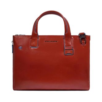 Piquadro Personalizable laptop bag with i Pad compartment- Rfid and shock absorbing protection - Heren - Laptoptassen - Rood - ONE Size - Tassen