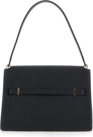 Tory Burch Womens Shoulder Bag Lee Radziwill Black Leather Cow