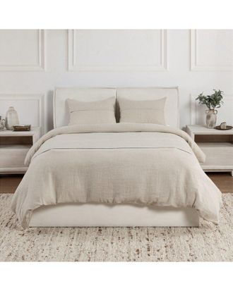 Villa by Classic Home Villa By Classic Home Beaumont Belgian Flax Linen Duvet Set