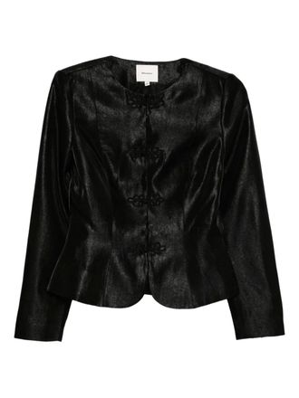 Reformation Regin jacket - women - Rayon/Polyester/Nylon/Acetate - S - Black