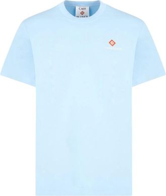 Casablanca Core Logo 3D Klassiek T-shirt - Heren - T-shirts - Blauw - L - Tops