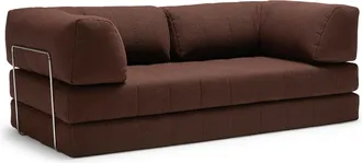 Innovation Cozypad Schlafsofa, 2 L-f&ouml;rmige R&uuml;ckenpolster, cappucino (Stoff 359 Taura)