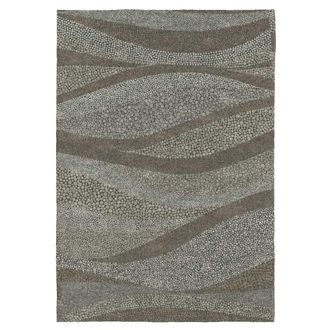 Nafnaf Alfombra decorativa de fibras naturales marr&oacute;n 160x230 cm