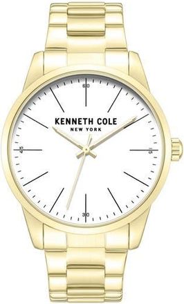 Kenneth Cole Classic Bracelet Watch, 44mm in Gold at Nordstrom Rack