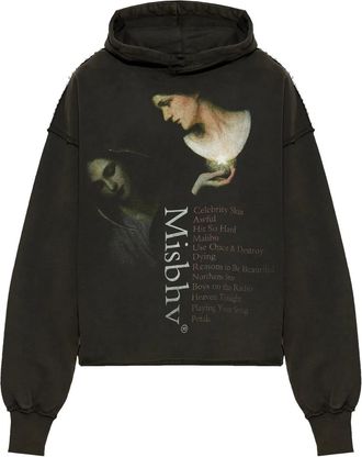 Misbhv Felpa con cappuccio e logo - Nero