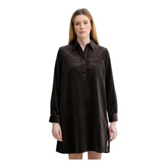 Marc O'Polo Dames, Jurken, Bruin, Maat: XS