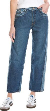 Triarchy Birkin Mid-Rise Shadow Indigo Straight Jean