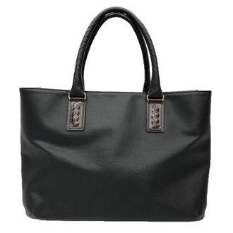 Bottega Veneta Black Pvc Leather Tote Bag (Pre-Owned)