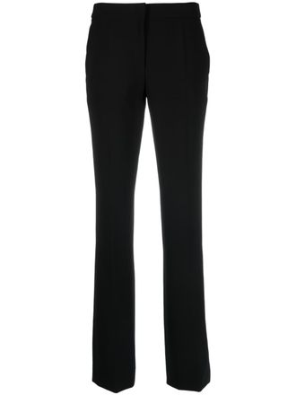 Moschino Pantaloni slim a vita media - Nero