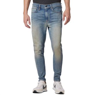 Hudson Mens Zack Side Zip Skinny Jean In Neo