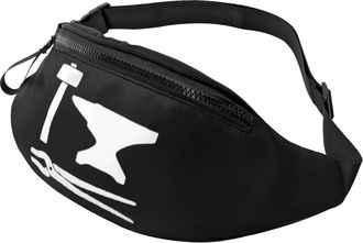 Generic Blacksmith Hammer Cotton Calf Socks Bum Bag Bum Bags Lightweight Fanny Pack For Hiking Gym Ladies 14X35Cm