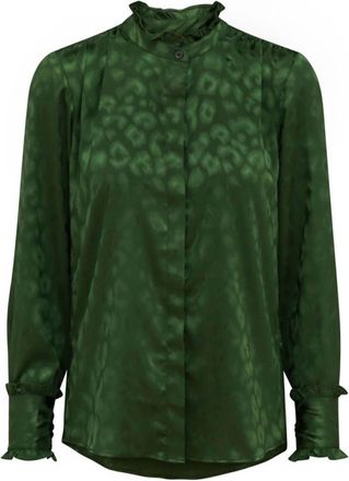 Karmamia Womens Trinity Shirt In Cactus Leo Jacquered