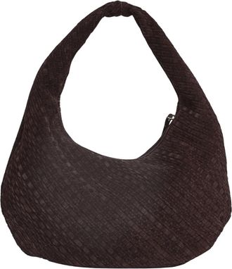 AGL Mezzaluna Su&egrave;de Schoudertas - Dames - Schoudertassen - Bruin - ONE Size - Su&egrave;de - Tassen