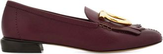 Ferragamo Mocassini Gancio con frange - Viola