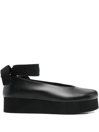 Comme Des Gar&ccedil;ons Platform Ballet Shoes