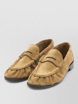 Saint Laurent suede loafers