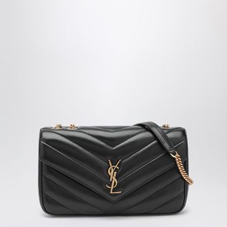 Saint Laurent Medium black leather LouLou bag