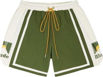 Rhude Rhude Moonlight Printed Shell Shorts - White - S