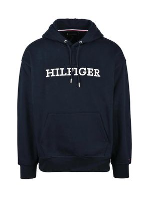 Tommy Hilfiger Blue Cotton Polyester Hoodie