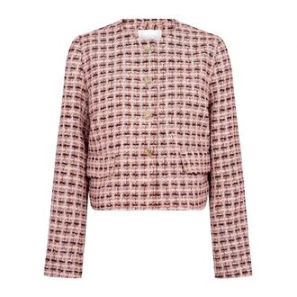 Co'Couture Jassen, Dames, Roze, XS, Tweed, Blazers
