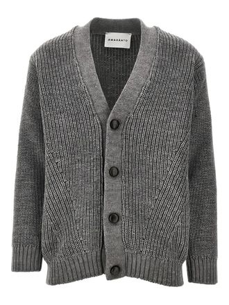 Amaranto buttoned cardigan - men - Wool - M - Grey