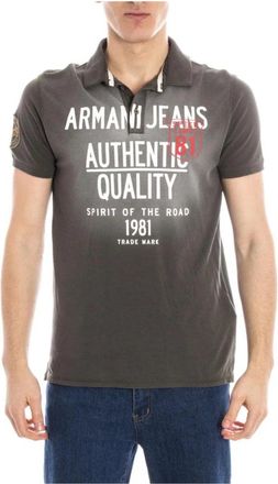 Armani Jeans Polo Shirts - Heren - Polos - Groen - S - Katoen - Tops
