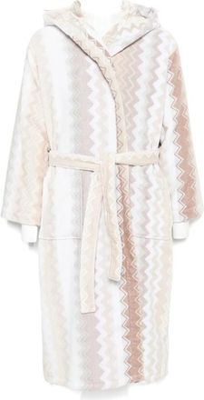 Missoni Home Zigzag-pattern Dressing Gown