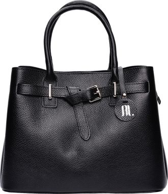 Anna Luchini Zwart Rundleer Tas