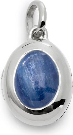 Monica Vinader Birthstone Locket Pendant in Sterling Silver /Kynite at Nordstrom